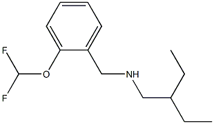 {[2-(difluoromethoxy)phenyl]methyl}(2-ethylbutyl)amine