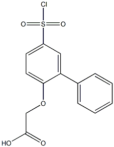 {[5-(chlorosulfonyl)-1,1'-biphenyl-2-yl]oxy}acetic acid