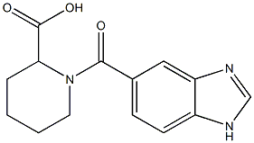 1-(1H-benzimidazol-5-ylcarbonyl)piperidine-2-carboxylic acid
