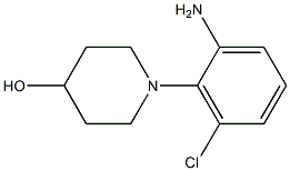 1-(2-amino-6-chlorophenyl)piperidin-4-ol Structure