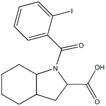 1-(2-iodobenzoyl)octahydro-1H-indole-2-carboxylic acid