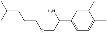 1-(3,4-dimethylphenyl)-2-[(4-methylpentyl)oxy]ethan-1-amine