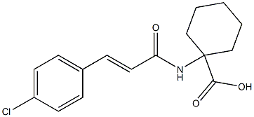 1-[3-(4-chlorophenyl)prop-2-enamido]cyclohexane-1-carboxylic acid