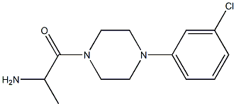 1-[4-(3-chlorophenyl)piperazin-1-yl]-1-oxopropan-2-amine