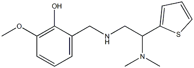 2-({[2-(dimethylamino)-2-(thiophen-2-yl)ethyl]amino}methyl)-6-methoxyphenol