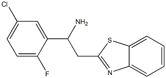 2-(1,3-benzothiazol-2-yl)-1-(5-chloro-2-fluorophenyl)ethan-1-amine