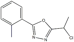 2-(1-chloroethyl)-5-(2-methylphenyl)-1,3,4-oxadiazole