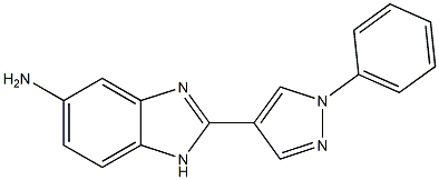 2-(1-phenyl-1H-pyrazol-4-yl)-1H-1,3-benzodiazol-5-amine