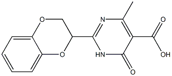 2-(2,3-dihydro-1,4-benzodioxin-2-yl)-4-methyl-6-oxo-1,6-dihydropyrimidine-5-carboxylic acid