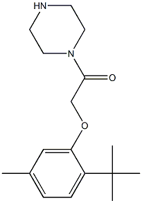 2-(2-tert-butyl-5-methylphenoxy)-1-(piperazin-1-yl)ethan-1-one
