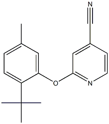 2-(2-tert-butyl-5-methylphenoxy)pyridine-4-carbonitrile