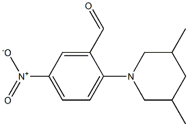 2-(3,5-dimethylpiperidin-1-yl)-5-nitrobenzaldehyde