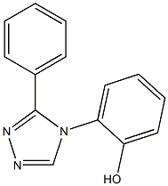 2-(3-phenyl-4H-1,2,4-triazol-4-yl)phenol Structure