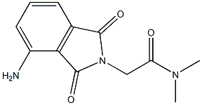 2-(4-amino-1,3-dioxo-2,3-dihydro-1H-isoindol-2-yl)-N,N-dimethylacetamide Structure