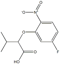 2-(5-fluoro-2-nitrophenoxy)-3-methylbutanoic acid