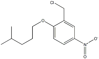 2-(chloromethyl)-1-[(4-methylpentyl)oxy]-4-nitrobenzene