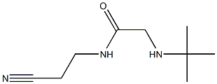 2-(tert-butylamino)-N-(2-cyanoethyl)acetamide