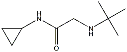 2-(tert-butylamino)-N-cyclopropylacetamide