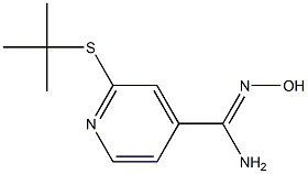 2-(tert-butylsulfanyl)-N'-hydroxypyridine-4-carboximidamide