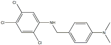 2,4,5-trichloro-N-{[4-(dimethylamino)phenyl]methyl}aniline