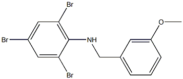 2,4,6-tribromo-N-[(3-methoxyphenyl)methyl]aniline