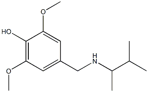 2,6-dimethoxy-4-{[(3-methylbutan-2-yl)amino]methyl}phenol