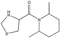 2,6-dimethyl-1-(1,3-thiazolidin-4-ylcarbonyl)piperidine