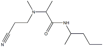 2-[(2-cyanoethyl)(methyl)amino]-N-(pentan-2-yl)propanamide