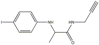 2-[(4-iodophenyl)amino]-N-(prop-2-yn-1-yl)propanamide