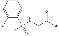 2-[1-(2-chloro-6-fluorophenyl)acetamido]acetic acid