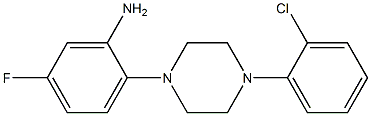 2-[4-(2-chlorophenyl)piperazin-1-yl]-5-fluoroaniline