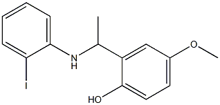 2-{1-[(2-iodophenyl)amino]ethyl}-4-methoxyphenol
