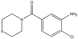 2-chloro-5-(thiomorpholin-4-ylcarbonyl)aniline