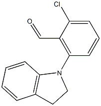 2-chloro-6-(2,3-dihydro-1H-indol-1-yl)benzaldehyde|