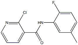 2-chloro-N-(2-fluoro-5-methylphenyl)pyridine-3-carboxamide