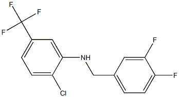 2-chloro-N-[(3,4-difluorophenyl)methyl]-5-(trifluoromethyl)aniline