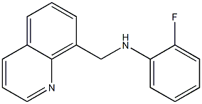 2-fluoro-N-(quinolin-8-ylmethyl)aniline