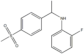 2-fluoro-N-[1-(4-methanesulfonylphenyl)ethyl]aniline