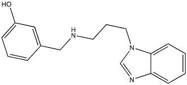 3-({[3-(1H-1,3-benzodiazol-1-yl)propyl]amino}methyl)phenol