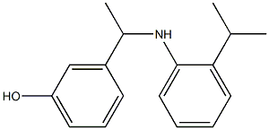 3-(1-{[2-(propan-2-yl)phenyl]amino}ethyl)phenol