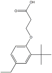 3-(2-tert-butyl-4-ethylphenoxy)propanoic acid