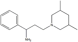 3-(3,5-dimethylpiperidin-1-yl)-1-phenylpropan-1-amine