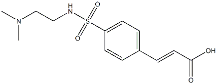 3-(4-{[2-(dimethylamino)ethyl]sulfamoyl}phenyl)prop-2-enoic acid