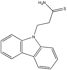 3-(9H-carbazol-9-yl)propanethioamide 结构式