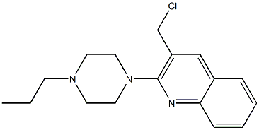 3-(chloromethyl)-2-(4-propylpiperazin-1-yl)quinoline