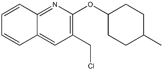 3-(chloromethyl)-2-[(4-methylcyclohexyl)oxy]quinoline