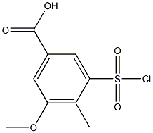 3-(chlorosulfonyl)-5-methoxy-4-methylbenzoic acid