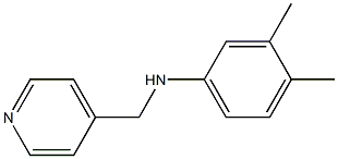 3,4-dimethyl-N-(pyridin-4-ylmethyl)aniline