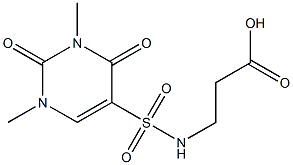 3-[(1,3-dimethyl-2,4-dioxo-1,2,3,4-tetrahydropyrimidine-5-)sulfonamido]propanoic acid