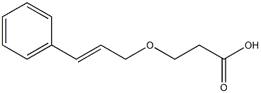 3-[(3-phenylprop-2-en-1-yl)oxy]propanoic acid